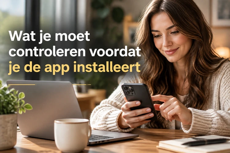 Wat je moet controleren voordat je de app installeert
